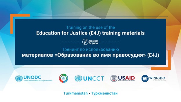 UNODC Education for Justice initiative engage teachers, school children and students on rule of law issues